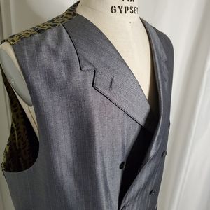 Iridescent Men's Double Breasted Vest